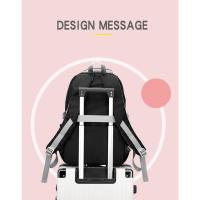 Mochila escolar para chicas adolescentes, morral sencillo de color sólido para mujer, morral escolar juvenil - details 4