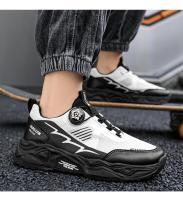 Zapatillas Deportivas Coreanas Transpirables Suela Suave con Cordones Giratorios para Hombre - details 16