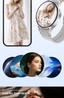 El nuevo reloj inteligente de salud WATCH 7 MAX cuenta con registros de ejercicios, monitoreo de salud, llamadas telefónicas, escucha de música y operación con pantalla táctil completa. - details 7