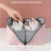 Organizador de Ropa Interior de Mujer de Gran Capacidad Bolsa Cúbica Multifuncional para Almacenamiento de Panales, Sujetadores Bolsa de Viaje de Primavera/Verano Material de Poliéster - details 6