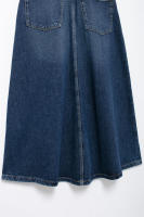 Vestido Vaquero Retro Sin Mangas Ajustado con Cintura Invertida Minivestido Informal de Moda para Mujer de Otoño de China Continental - details 7