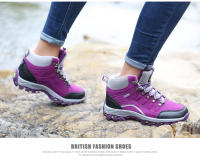 Zapatos de senderismo de alta calidad para mujer, botas impermeables para otoño e invierno, para exteriores, deportivas, senderismo, montaña, escalada, calzado atlético - details 10