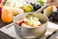Cuenco de titanio ultraligero, villa de sopa de 1,8 litros, senderismo, VIE, picnic, camping, ensalada, TI8701 - details 8