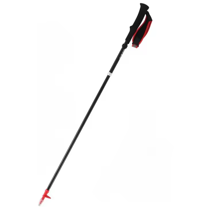 Bastones de Senderismo Plegables de Aluminio 7075 Ultraligero Diseño Profesional Premium para Correr en Camino y Trekking Ajustables y Antideslizantes Para Todas las Edades - 1