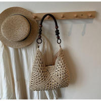Popular Beach Vacation Nuevo bolso de hombro tejido versátil para mujer, bolso portátil. - details 33