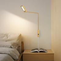 Lámpara de Pared Dimmable Sustavely Ajustable para Dormitorio, Oficina Luz de Pared Dorada Mate - details 0