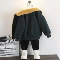 Chaqueta de Piel de Pana para Niños Cálida Abrigo de Invierno Moda infantil de Alta Calidad - details 8