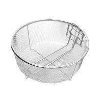 Cesta de Acero Inoxidable para Freír Chips Francesas Cesta de Cocina Redonda con Mango - details 1