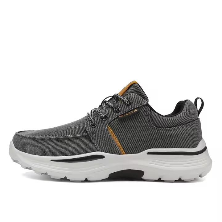Zapatos deportivos casuales con cordones y suela gruesa para hombre, zapatos viejos de tela de Beijing - 1