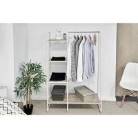 Blanco, Diseño Moderno, Marco Resistente, Antideslizante, para Dormitorio, Estudio, Armario, Ropa - details 1