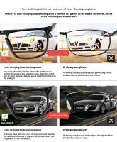 Gafas de sol polarizadas para hombre y mujer, estilo retro, para conducir, pescar y protegerse de los rayos UV. - details 5