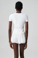 Conjunto deportivo de dos piezas para mujer, ropa deportiva corta de Color liso, transpirable, secado rápido, traje para correr - details 19