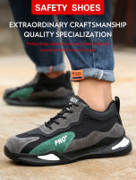 Zapatos de Trabajo Indestructibles Nuevos Zapatillas de Acero a Prueba de Golpes y Anti-perforación Botas de Seguridad para Hombres Hechas en China - details 2