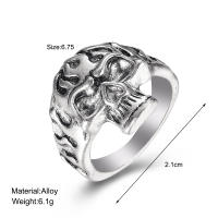 Conjunto de anillos de billar de póker de color plateado Vintage Punk para mujer Anillos de corazón gótico Hip Hop Y2k joyería de regalo masculina de moda coreana - details 31