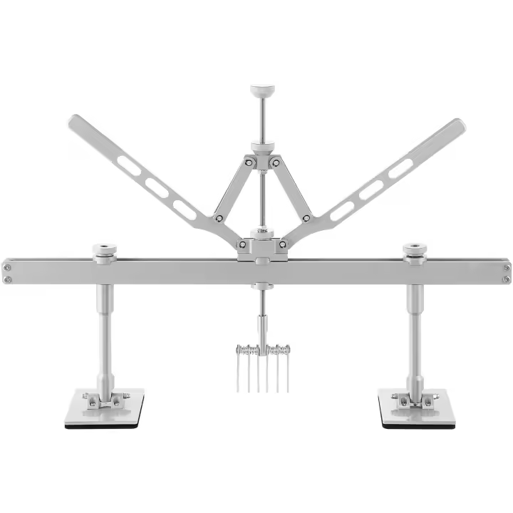 SucceBuy Kit de barra de palanca para sacar abolladuras - Barra para quitar abolladuras de 75 cm con gancho de 6 garras. Se adapta a la extracción de abolladuras de aluminio y acero. Ideal para la reparación de abolladuras de carrocería. Durable y eficaz - 1