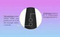 Femenino Mini AV Palo Vara Vibrator Juguete Sexual Masajeador portátil inalámbrico poderoso para tejido profundo Herramienta de masaje eléctrico adulto - details 8