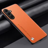 Funda de lujo de cuero PU para Samsung Galaxy M55 S Cubierta trasera de silicona protectora - details 15
