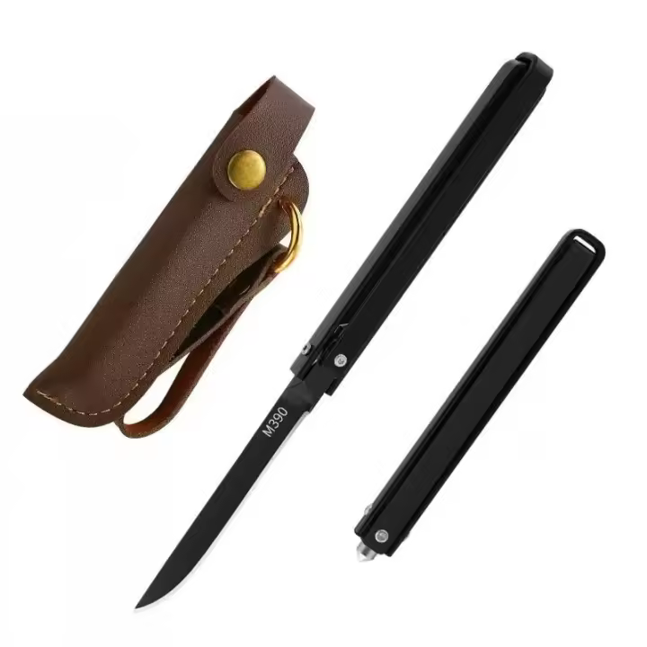 Cuchillo Mini de Acero Inoxidable Portátil M390, Cuchillo Giratorio Pequeño para Exteriores, Desata, Autodefensa, Nuevo Cuchillo Pequeño - 1