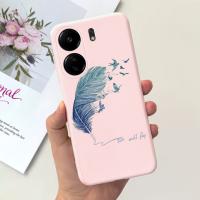 Funda trasera para Xiaomi Poco C65, cubierta suave de silicona líquida mate con estampado de dibujos animados de flores, protección a prueba de golpes - details 20