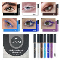 Kit de 6 Máscaras de Pestañas de Colores, Rímel de Fibra de Seda 3D - Impermeable Larga Duración y Volumen Longitud Rizado, Impermeable y Anti manchas 24h, Cosmético Maquillaje Mujeres - DNM - details 2
