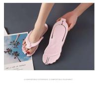 Zapatillas de viaje plegables portátiles para mujer, chanclas de playa antideslizantes, diseño desmontable, baño de natación estampado transpirable - details 13