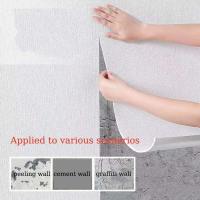 Papel tapiz aislante autoadhesivo a prueba de moho, resistente al agua, 3D, pegatinas de pared de renovación de Color liso - details 2