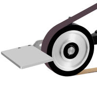 Lijadora de Placas Multifuncional, Lijadora de Banda, Vertical / Horizontal, Motor sin Escobillas, Pulido, 762×25 mm, Máquina de Cinta, 220 V, 550 W - details 8