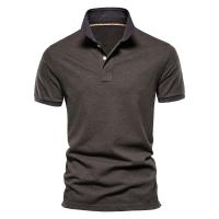 nuevos Polos de algodón para hombre, Polo clásico de Color sólido, Polo Social de negocios informal de alta calidad para hombre - details 7