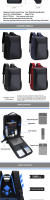Mochila de viaje en cabina de avión para mujer, mochila de transporte, impermeable para deportes al aire libre - details 2