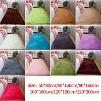Alfombra de Peluche en 14 Colores Suave y Larga Imitación de Lana Almohadilla para Dormitorio y Sala de Estar Alfombra Blanca para Colchón de Sofá - details 0