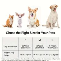 Manta para Mascotas de Algodón Flanela Patrón de Huella Gris Cushion para Perro y Gato de Alta Calidad Suave y Cálido Accesorios para Mascotas - details 0