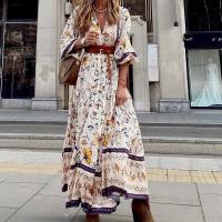 Vestido estampado de moda de verano para mujer - details 2