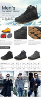 Botas de invierno para hombre, botines de camuflaje, botas de nieve impermeables, zapatillas de trabajo de felpa que mantienen el calor, zapatos militares, zapatos de senderismo tobilleros elegantes - details 2