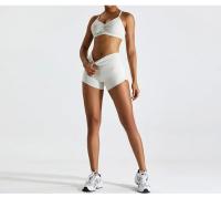 Shorts de Yoga de Cintura Alta para Mujer Control de Barriga, Elevación de Glúteos, Ropa Deportiva de Nylon para Primavera/Verano - details 12