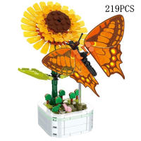 Juguete de bloques de construcción modelo de flores, ramo eterno, decoración creativa de plantas de escritorio para el hogar, juguetes educativos para niños, regalo de cumpleaños - details 6