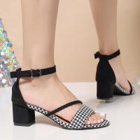 Sandalias de Mujer de Lujo con Tacón Alto Moda 2025 con Estilo Mezclado - details 28