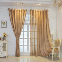 Cortinas translúcidas para sala de estar, persianas para dormitorio, cortinas, ventana con gafas, 2 piezas - details 4