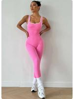 Monos de Yoga sin Espalda Conjunto Deportivo de Secado Rápido para Mujeres Ropa de Gimnasio Fiess - details 5