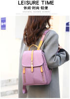 Mochila Oxford negra impermeable para mujer, bolso escolar antirrobo de gran capacidad, bolso de viaje, bolso de hombro - details 16