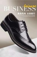 Derby Italy Mocassin Shoos ropa formal para hombre de alta calidad Zapatos de cuero Oxford Block - details 4