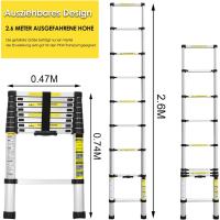 Escalera Telescópica de Aluminio Extensible, Antideslizante, Multiusos Carga de 150kg - details 104