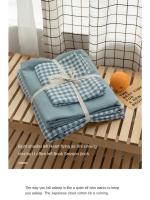 Juego de Ropa de Cama Nórdica 2 Dormitorios, Sábana, Edredón, Colcha 220x240, Fundas para Hogar de 90 a Cuadros - details 7