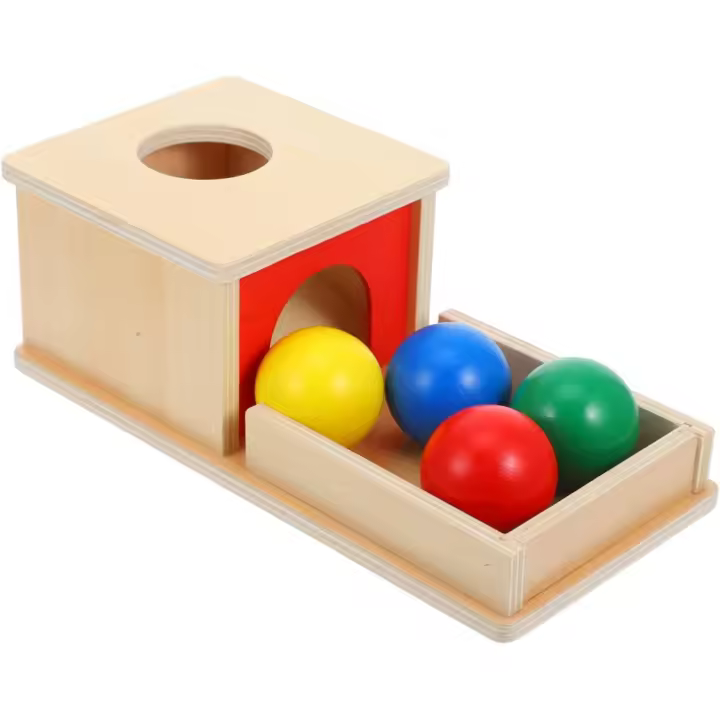 1 Juego de Material didáctico Montessori, Muebles de casa de muñecas, Juguetes de Natividad para niños, Objeto, Juguetes interactivos J - 1