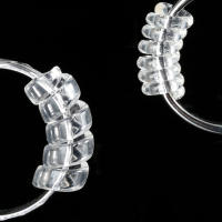 Anillo tensor en espiral de 4 tamaños, ajuste de silicona transparente para anillo suelto, ajuste de tamaño del anillo protector de joyería - details 2