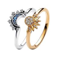 Anillo de estrella, Luna y sol para mujer, romántico, compromiso de boda, elegante, temperamento, accesorios de joyería, regalo de aniversario - details 3
