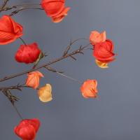 Linterna Artificial realista, flor de tacto Real, simulación elegante, Enkianthus Chinensis, linterna hecha a mano, ramas de frutas - details 4