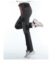 Pantalones de senderismo impermeables de secado rápido para mujer, pantalones finos para exteriores, Softshell de montaña con cinturón - details 6