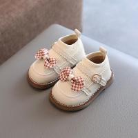 Primavera y otoño nuevo bebé niño zapatos 1 2-3 años niña princesa zapatos solo zapatos pequeños zapatos de cuero suela suave - details 3