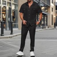 Moda Deportiva de Verano de Alta Gama Conjunto de Camiseta y Pantalones para Hombres - details 0