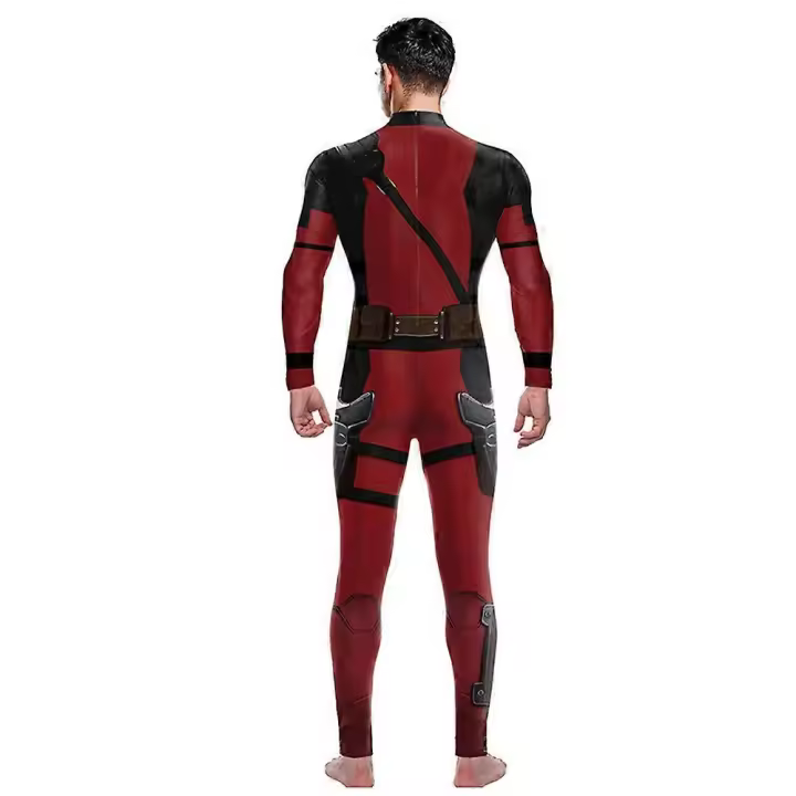 Mono de Lobezno Deadpool 3 para hombre y adulto, disfraz de superhéroe, disfraz de Halloween, Carnaval - 1
